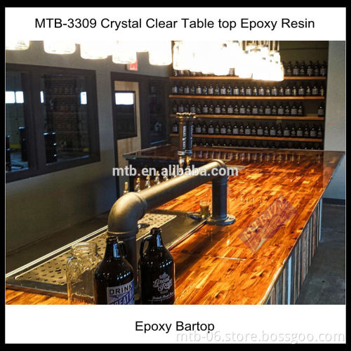 Crystal Clear Scratch Resistant Epoxy Bartop Coating